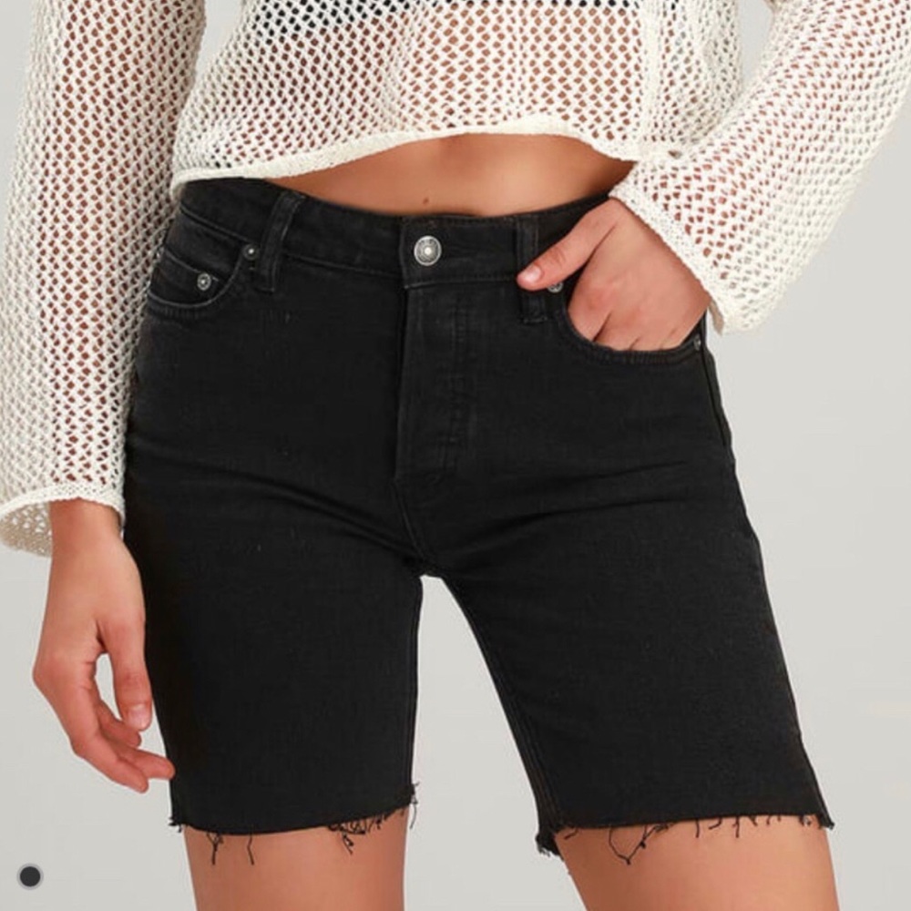 We the Free Avery Black Bermuda Shorts